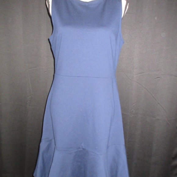 Women's GAP Navy Blue Shell Tank Dress Size 12 Tall - Picture 1 of 4